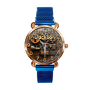 Customized Steampunk-Style Watch – Retro Gear and Engine Pattern Watch with Personalized Name Design - A Gift For Friend,Family,Mechanical Enthusiast - Joliny