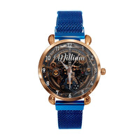 Customized Steampunk Style Watch – Mechanical and Gear-patterned Watches with Personalized Names - A Gift For Friend,BFF,Friend,Mechanical Enthusiast - Joliny