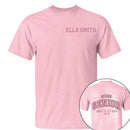 Customized Graduation Themed T-shirts - Clothes with Personalized Names and Years on the Back Featuring Double-sided Printed Bow patterns- Gifts for Family,Grandchildren,Graduate - Joliny