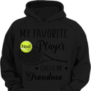 Customised My Favorite Player Calls Me Grandma T-shirt - Personalized Clothing - Gift For Sport Mom/ Sport Grandma, Sport Fan Gift - Joliny