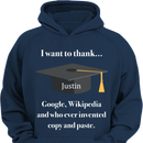 Customized Graduation T-shirts - Personalized Name Fun Graduation Text Clothing - Gift For Friend,Graduate,BFF,Roommate - Joliny