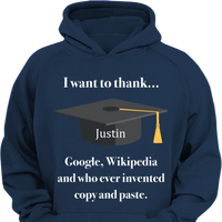 Customized Graduation T-shirts - Personalized Name Fun Graduation Text Clothing - Gift For Friend,Graduate,BFF,Roommate - Joliny