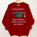 Customized Graduation T-shirts - Personalized Name Fun Graduation Text Clothing - Gift For Friend,Graduate,BFF,Roommate - Joliny