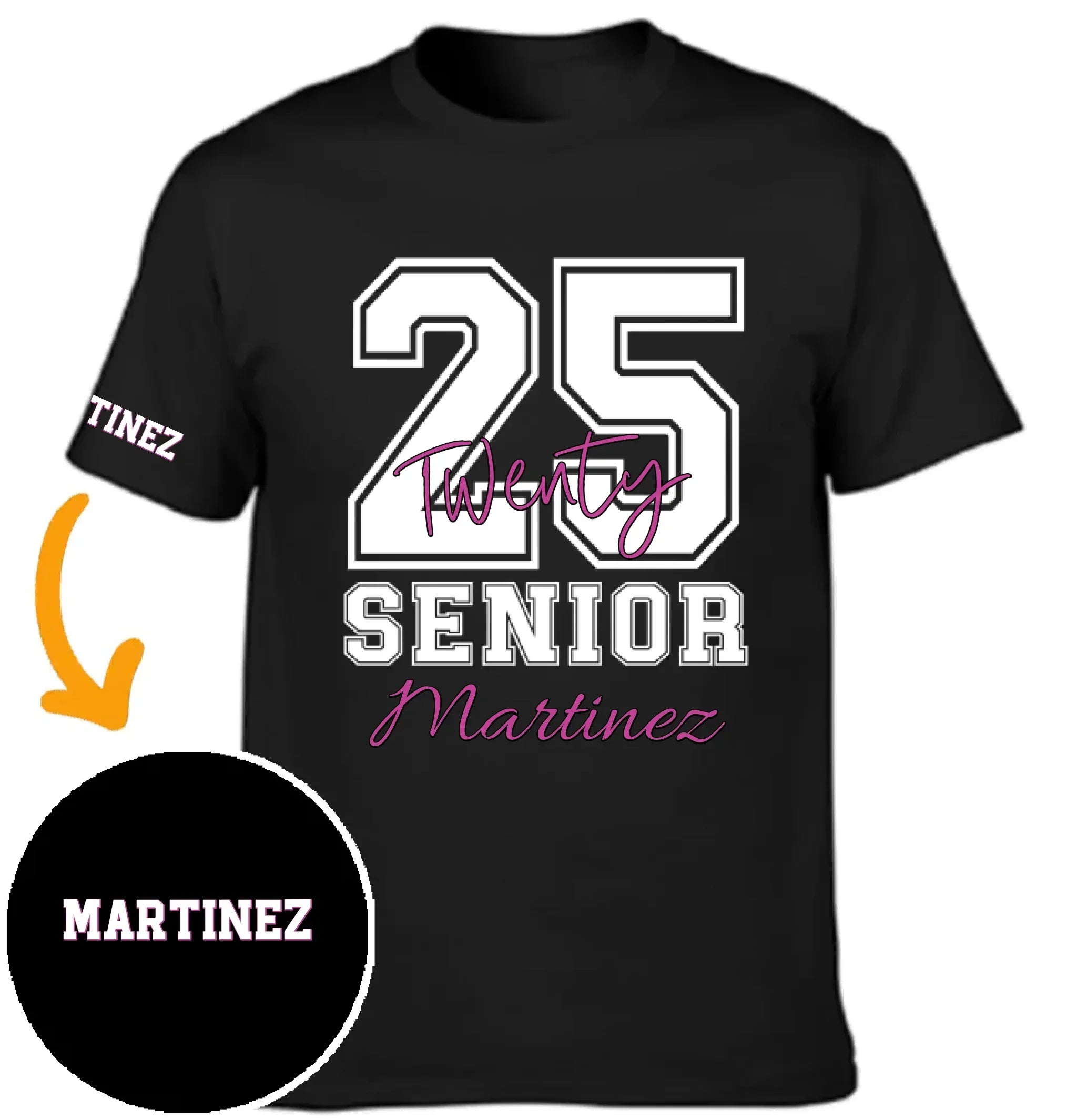Customized Graduation T-shirt - Personalized Name and Color Graduation-themed Clothing - Gift for Graduate,Grandchildren,BFF,Friend