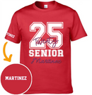 Customized Graduation T-shirt - Personalized Name and Color Graduation-themed Clothing - Gift for Graduate,Grandchildren,BFF,Friend - Joliny