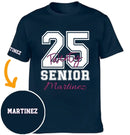 Customized Graduation T-shirt - Personalized Name and Color Graduation-themed Clothing - Gift for Graduate,Grandchildren,BFF,Friend - Joliny