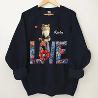Mandala and Cat - Personalized Cat and Name Clothing - Gift For Family,Friend,Cat Lover,Cat Owner - Joliny