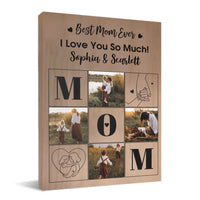 Best Parent Ever - Personalized Family Photo Wall Decorations - Gift for Mom,Dad,Family - Joliny