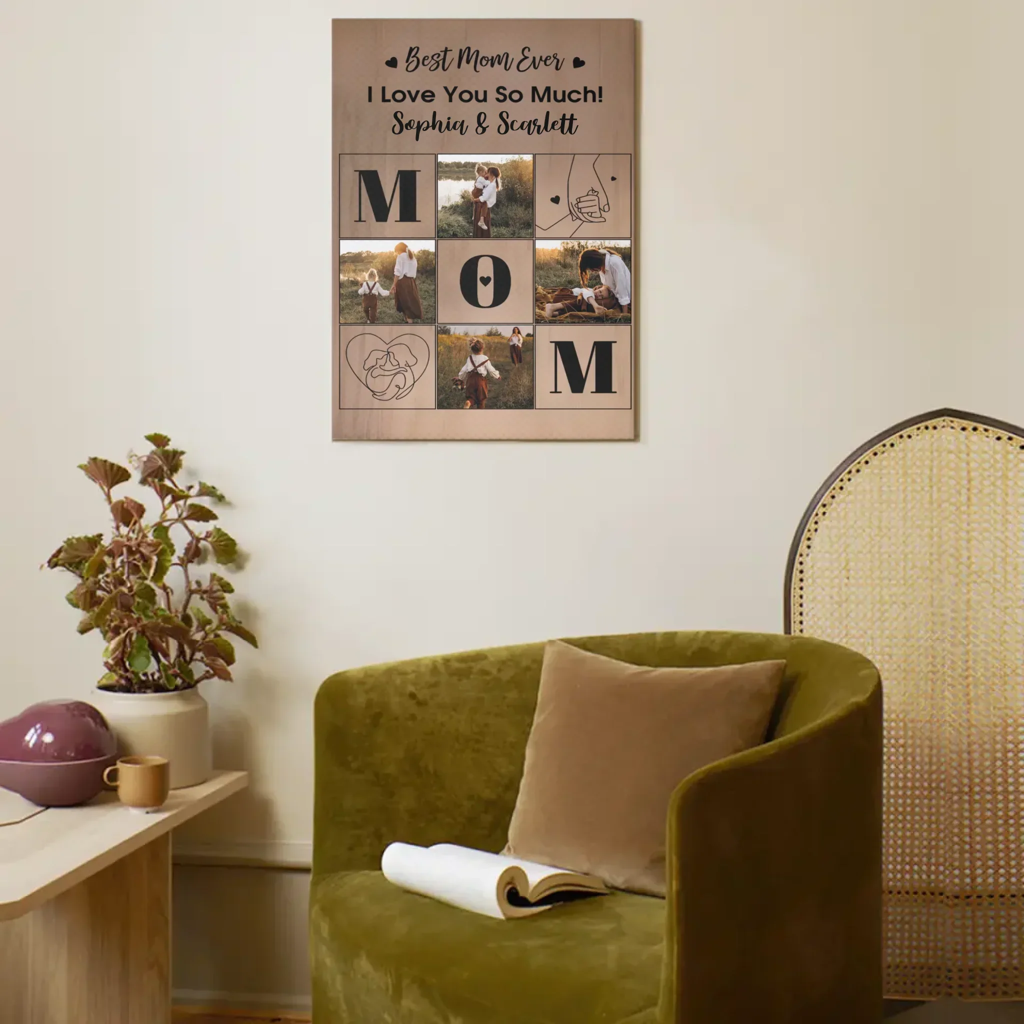 Best Parent Ever - Personalized Family Photo Wall Decorations - Gift for Mom,Dad,Family - Joliny