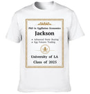 Funny PhD Gag Shirt Eggflation Economics Degree Tee Advanced Panic Buying Egg Futures Trading Class of 2025 Humor Shirt - Joliny