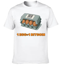 Eggflation 2025 Tee BTC Inflation Joke Shirt Quirky Graphic Tee for Economic Realists Meme Lovers - Joliny