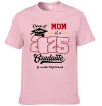 Custom Photo Proud Family Of A Class Of 2025 Graduate Senior - Personalized Graduation T-Shirt - Joliny