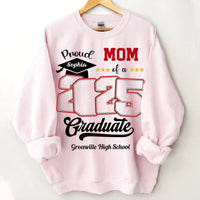 Custom Photo Proud Family Of A Class Of 2025 Graduate Senior - Personalized Graduation T-Shirt - Joliny