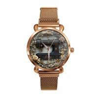 Vintage Sewing Machine - Personalized Sewing Hand Watch - Joliny
