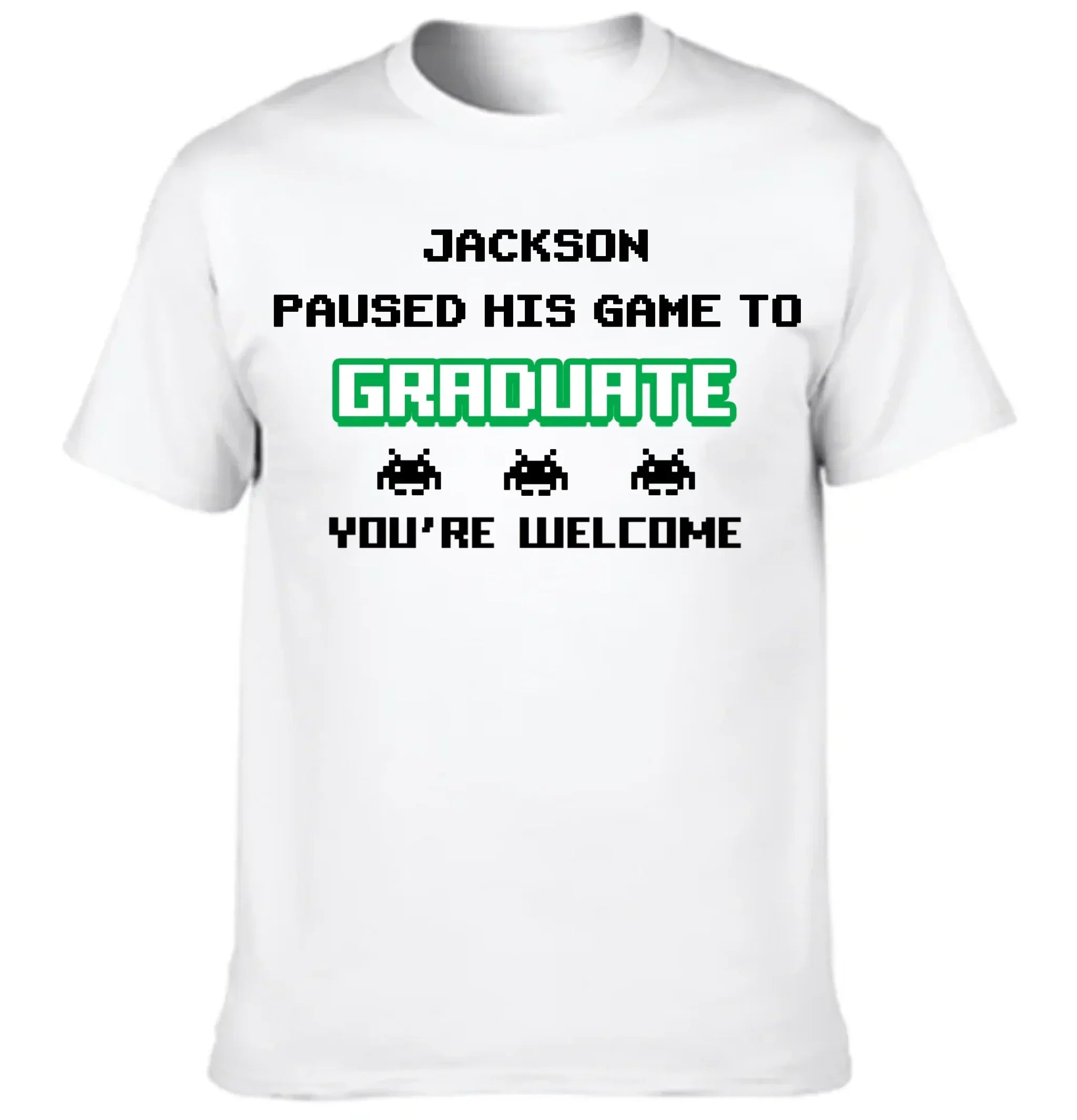 Fun Arcade - Graduation Keepsake Apparel - Custom Names, Year & Icons - Graduate Gifts
