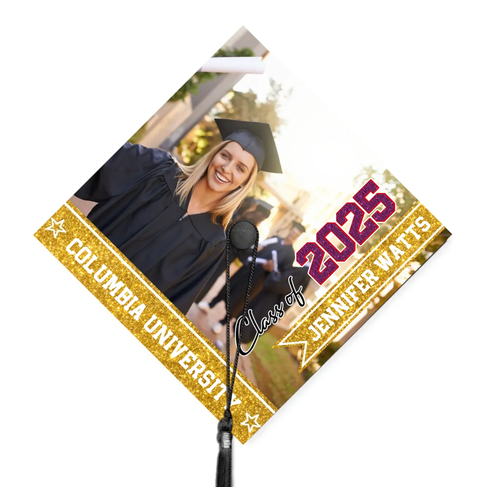Class Of 2025 - Personalized Cap Topper, Graduation Gift, Grad Cap 2025