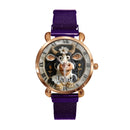 Custom Cow Watch – Personalized Name Engraving & Themed Dial Gift - Joliny