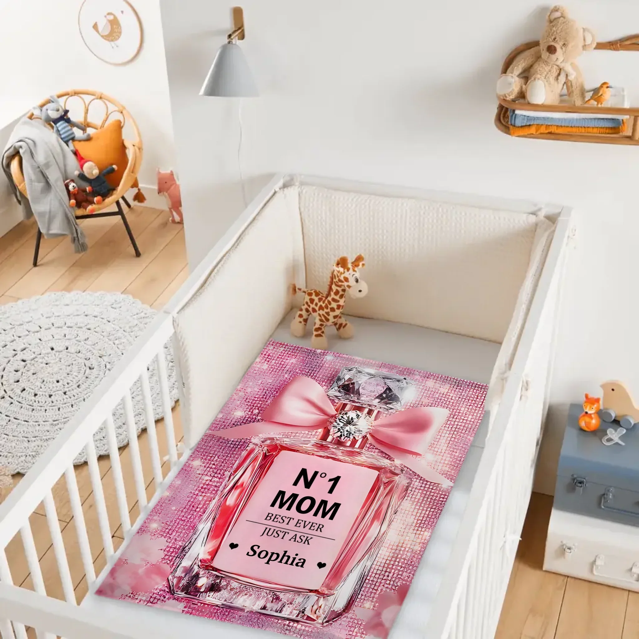 No1 Mom Ever - Personalized Mother Blanket，Mother's Day gift - Joliny