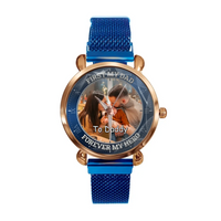 Customizable Photo Dial Decoration - Personalized Nickname - Father's Watch Gift - Joliny