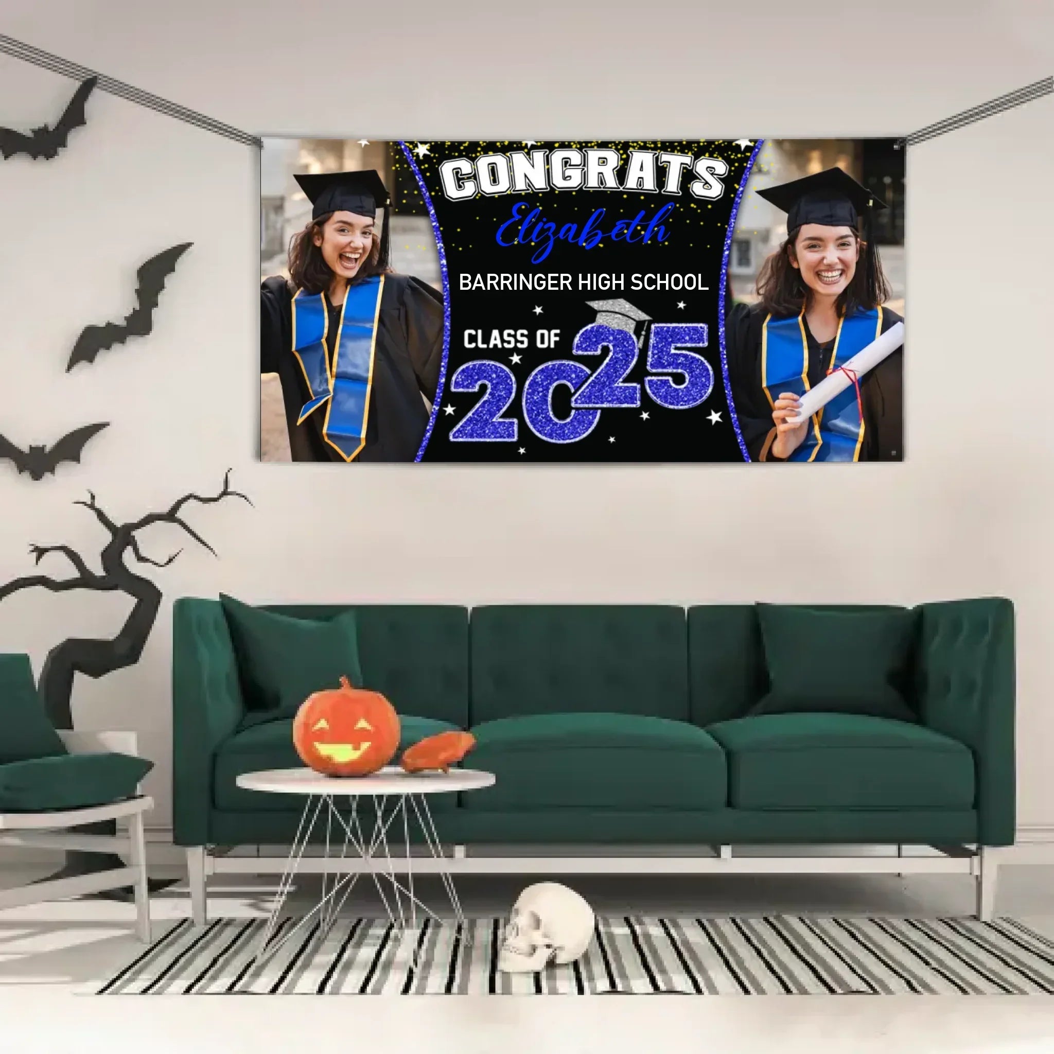 2025 Graduation Banner - Custom Photo Graduation Commemorative Gift - Joliny