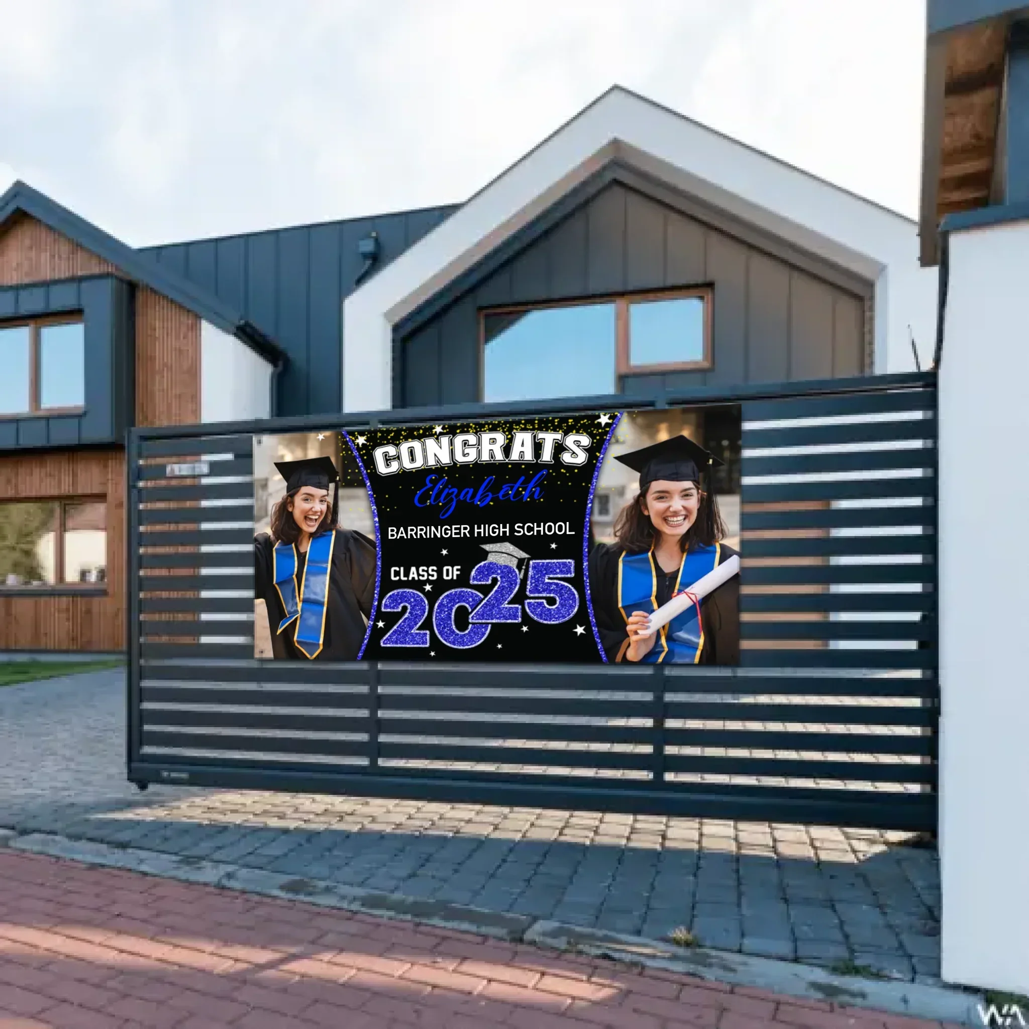 2025 Graduation Banner - Custom Photo Graduation Commemorative Gift - Joliny