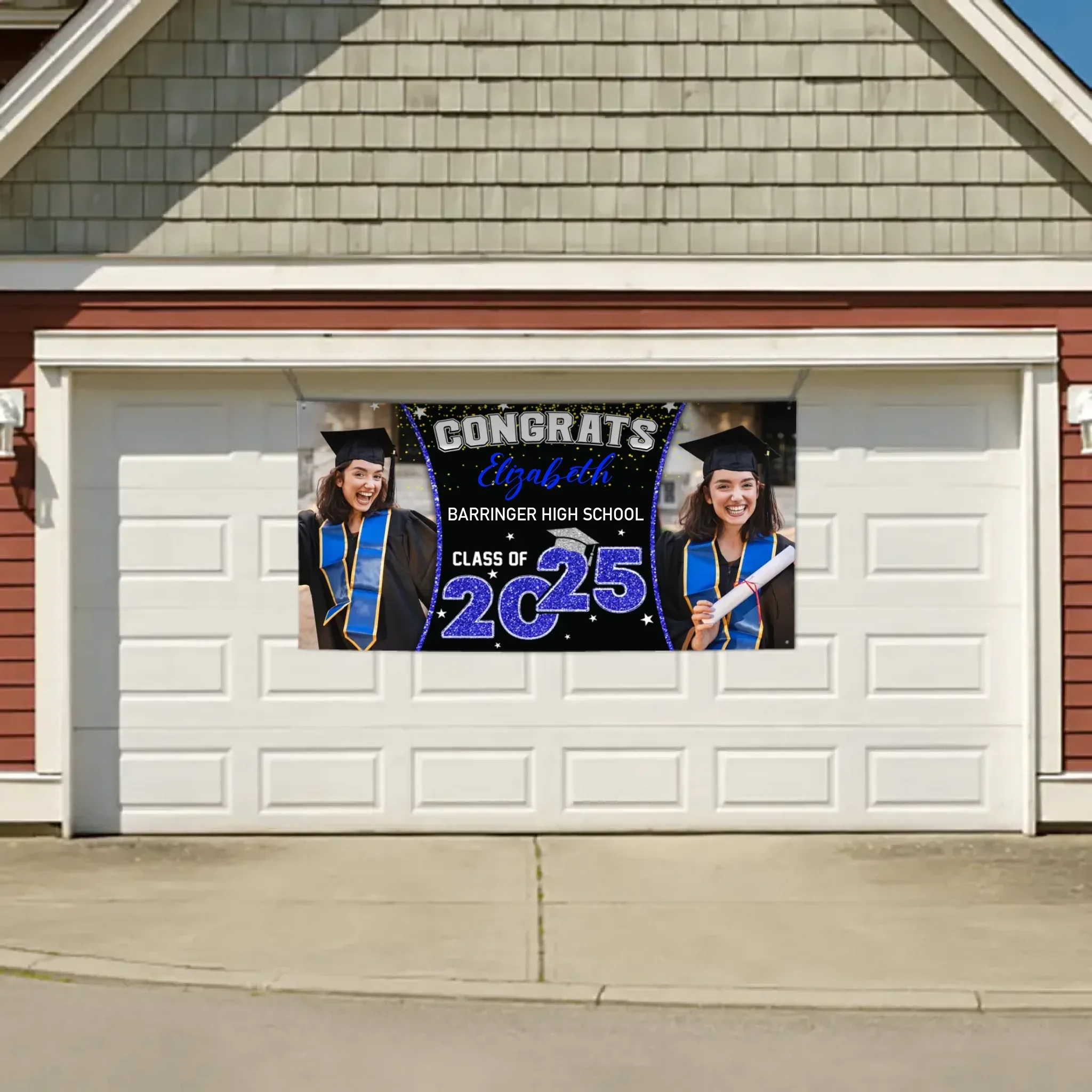 2025 Graduation Banner - Custom Photo Graduation Commemorative Gift - Joliny