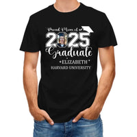 Class of 2025 Proud Mom and Dad T-Shirts, Graduation Gifts, Custom Photos - Joliny