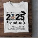 Class of 2025 Proud Mom and Dad T-Shirts, Graduation Gifts, Custom Photos - Joliny