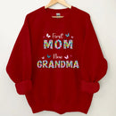 First Mom Now Grandma Floral - Personalized Clothes - Gifts for Family - Joliny