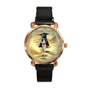 Customized Initial Letter with Graduation Cap - Personalized Graduation Theme Watch - Gift for Graduates - Joliny