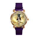 Customized Initial Letter with Graduation Cap - Personalized Graduation Theme Watch - Gift for Graduates - Joliny