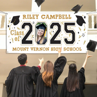 Customized 2025 Graduation Banner - Personalized Photos - Gift for Graduates - Joliny