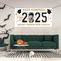 Customized 2025 Graduation Banner - Personalized Photos - Gift for Graduates - Joliny