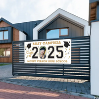 Customized 2025 Graduation Banner - Personalized Photos - Gift for Graduates - Joliny
