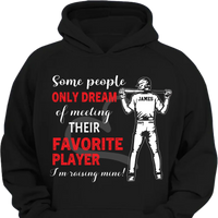 Personalized Baseball Boy T-shirt, Some People Only Dream Of Meeting Their Favorite Player, Sports Tees Mother's Day Gift For Baseball / Hockey / Basketball Lovers and Players - Joliny