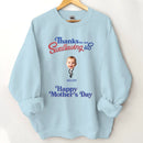Thanks For Not Swallowing Us - Clothes with Personalized Names and Photos - Funny Gift For Mom - Joliny