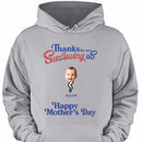 Thanks For Not Swallowing Us - Clothes with Personalized Names and Photos - Funny Gift For Mom - Joliny