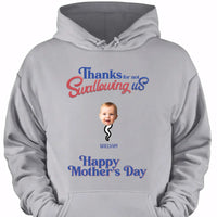 Thanks For Not Swallowing Us - Clothes with Personalized Names and Photos - Funny Gift For Mom - Joliny