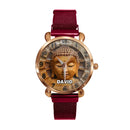 Customized Wooden Buddha Statue Pattern - Personalized Name Watch - Joliny
