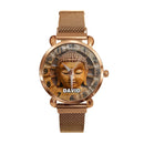 Customized Wooden Buddha Statue Pattern - Personalized Name Watch - Joliny