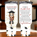 Graduation Congratulation Enjoy The Journey - Personalized Car Cup - Graduation Gift - Joliny
