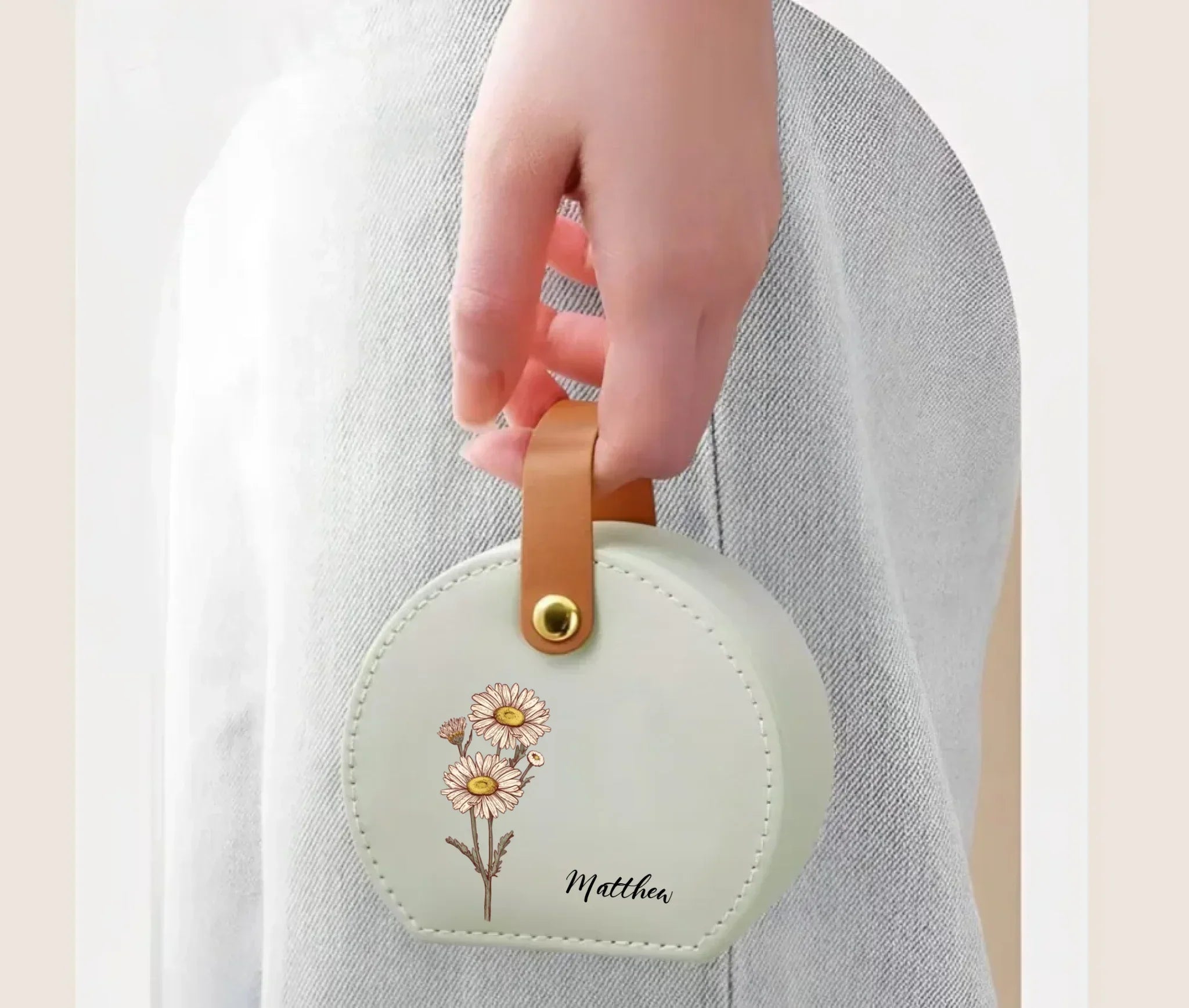 Customized Birthday Flower Jewelry Box - Personalized Women's Gift - Excellent Gift Choice
