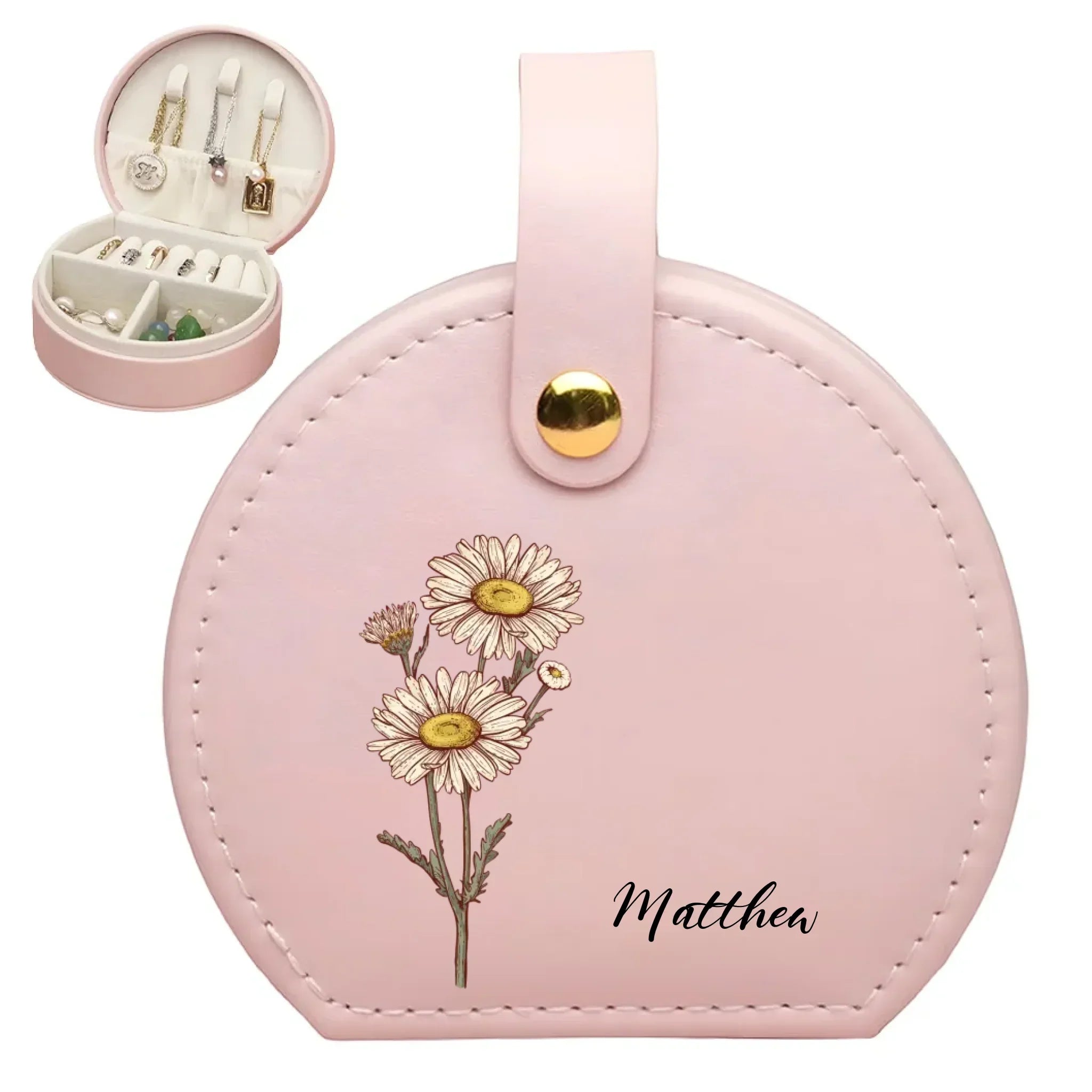 Customized Birthday Flower Jewelry Box - Personalized Women's Gift - Excellent Gift Choice - Joliny
