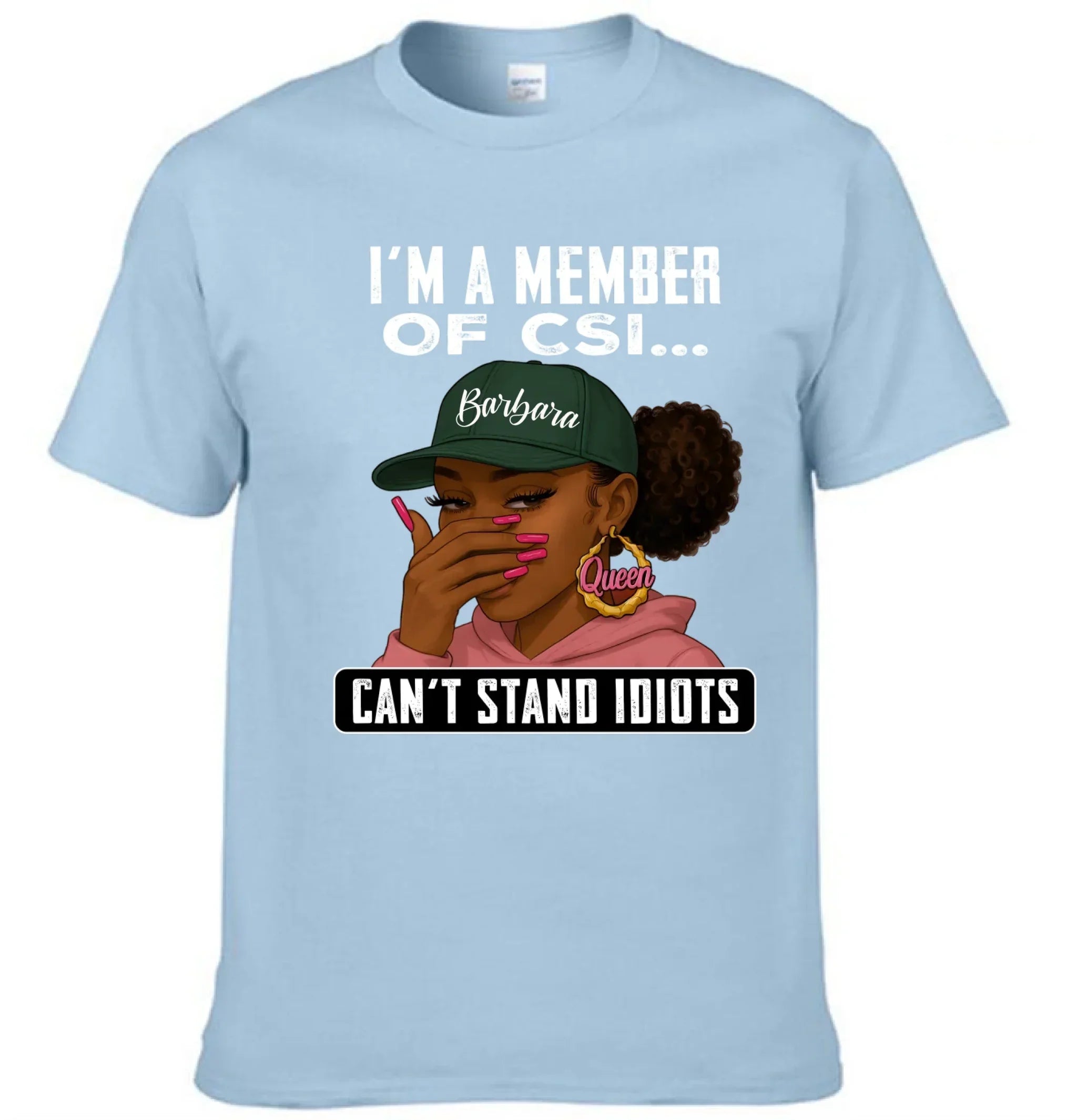 I Am A Member Of CSI - Personalized 2D Unisex T-shirt - Joliny