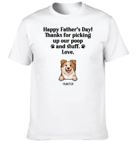 Thank For Picking Up Our Poop - Custom Clothes for Pet Lovers - Father's Day Gift - Joliny