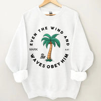Casual Christian Scripture - Coconut Tree Pattern Printed Clothing - Joliny
