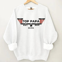 TOP PAPA - Personalized Nicknames,Names and Year Clothing - Father's Gift - Joliny