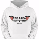 TOP PAPA - Personalized Nicknames,Names and Year Clothing - Father's Gift - Joliny