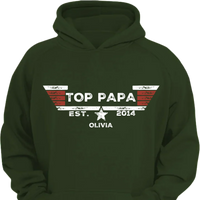 TOP PAPA - Personalized Nicknames,Names and Year Clothing - Father's Gift - Joliny