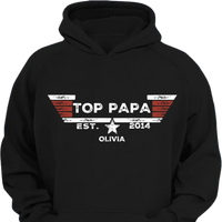 TOP PAPA - Personalized Nicknames,Names and Year Clothing - Father's Gift - Joliny